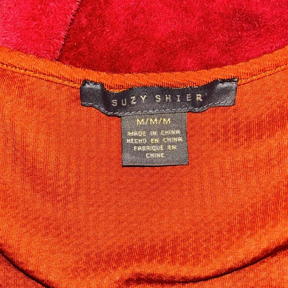 Suzy shier peplum  sleeveless blouse Sz M - Picture 4 of 10